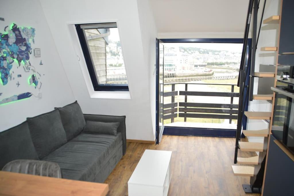 Mini-Duplex Cosy Avec Magnifique Vue Mer Deauville Bagian luar foto